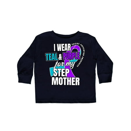 Inktastic Suicide Prevention I Wear Teal and Purple For My Step Mother Gift Toddler Boy or Toddler Girl Long Sleeve T-Shirt 
Inktastic Suicide Prevention I Wear Teal and Purple For My Step Mother Gift Toddler Boy or Toddler Girl Long Sleeve T-Shirt