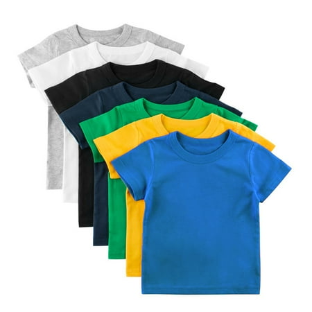 COOLL O-Neck Short Sleeve Loose Children T-shirt Solid Color Boys Girls Pullover Top Streetwear
COOLL O-Neck Short Sleeve Loose Children T-shirt Solid Color Boys Girls Pullover Top Streetwear