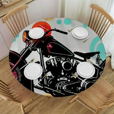 Orinice Circles Round Table Cover Stain Resistant Washable Indoor Outdoor Tablecloth Kitchen Dining Wedding Parties Table Cloth 100% Polyester Fiber 54-58
Orinice Circles Round Table Cover Stain Resistant Washable Indoor Outdoor Tablecloth Kitchen Dining Wedding Parties Table Cloth 100% Polyester Fiber 54-58
