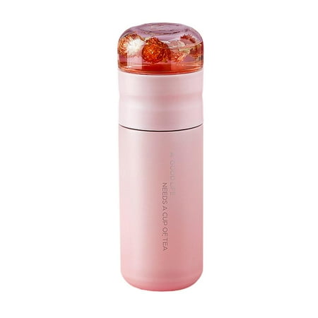 300ML Insulated Cup With Filter Tea Maker Stainless Steel Thermos Bottle With Glass Infuser Separates Filter Tea And Water
300ML Insulated Cup With Filter Tea Maker Stainless Steel Thermos Bottle With Glass Infuser Separates Filter Tea And Water
