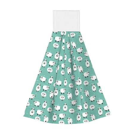 Kdxio Cute Sheeps Hand Towel with Loop Hanging Towel Absorbent Tie Towels for Kitchen Tea Bar Bathroom Decor
Kdxio Cute Sheeps Hand Towel with Loop Hanging Towel Absorbent Tie Towels for Kitchen Tea Bar Bathroom Decor