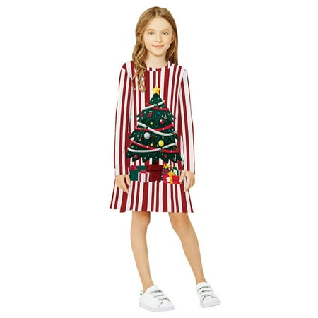 Ozmmyan Christmas Toddler Clothes Christmas Kids Girls Long Sleeve Cartoon Print Princess fashion Party Dress on Clearance
Ozmmyan Christmas Toddler Clothes Christmas Kids Girls Long Sleeve Cartoon Print Princess fashion Party Dress on Clearance