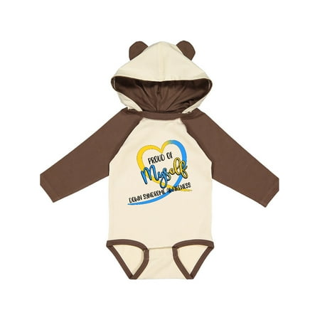 Inktastic Proud of Myself Down Syndrome Awareness Heart Ribbon Gift Baby Boy or Baby Girl Long Sleeve Bodysuit
Inktastic Proud of Myself Down Syndrome Awareness Heart Ribbon Gift Baby Boy or Baby Girl Long Sleeve Bodysuit