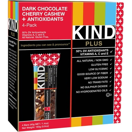 kind bar plus boost nutrition dark chocolate box peanut butter oz protein bars antioxidants cashew count cherry