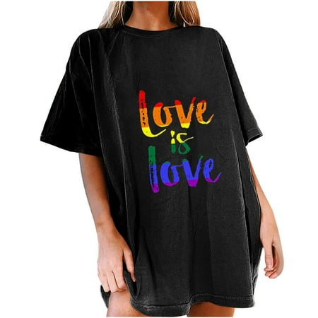 Mrat Short Sleeve Round-Neck Blouses & Shirts Womens Going Out Tops Ladies Summer Vintage Drop Sleeves Rainbow Print Short Sleeve Tops Blouse Short Sleeve Scrub Tops Female
Mrat Short Sleeve Round-Neck Blouses & Shirts Womens Going Out Tops Ladies Summer Vintage Drop Sleeves Rainbow Print Short Sleeve Tops Blouse Short Sleeve Scrub Tops Female