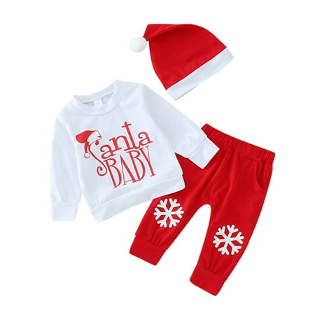 SZXZYGS Suits for Boys 3T Toddler Baby Kids Girl Boy Suit Christmas Santa Letters Print Long Sleeve Sweatshirt Top Pants Hat 3Pcs Set Outfits
SZXZYGS Suits for Boys 3T Toddler Baby Kids Girl Boy Suit Christmas Santa Letters Print Long Sleeve Sweatshirt Top Pants Hat 3Pcs Set Outfits
