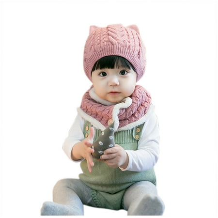QWERTYU Baby Toddler Girl Boy Knitted Ski Beanie Infant with Scarf Winter Cap Button Hat 6M~2Y Pink One Size
QWERTYU Baby Toddler Girl Boy Knitted Ski Beanie Infant with Scarf Winter Cap Button Hat 6M~2Y Pink One Size