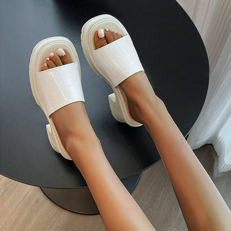 Dressy Sandals for Womens Summer Heels- Thick Sole New Casual Sandals White Size 6.5
Dressy Sandals for Womens Summer Heels- Thick Sole New Casual Sandals White Size 6.5