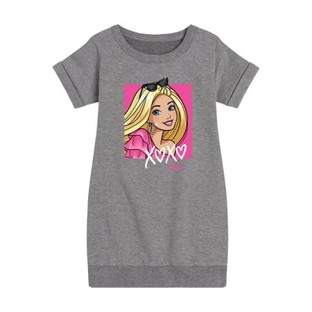 Barbie - Xoxo Barbie - Toddler And Youth Girls Fleece Dress
