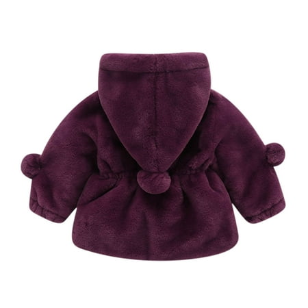 Tarmeek Baby Toodler Fuzzy Jacket Thicken Plush Cute Hoodie Cotton Coat Winter Warm Outerwear Hairball Thick Coat 0-2T
Tarmeek Baby Toodler Fuzzy Jacket Thicken Plush Cute Hoodie Cotton Coat Winter Warm Outerwear Hairball Thick Coat 0-2T