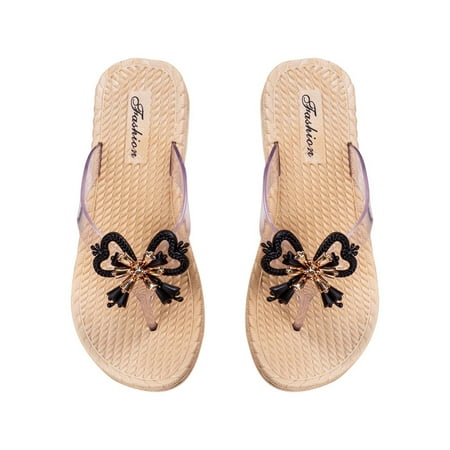 TUOBARR Flip Flops for Women Summer Ladies Shoes Floral Pattern Strap Flip Flops Sandals Women s Slippers Black
TUOBARR Flip Flops for Women Summer Ladies Shoes Floral Pattern Strap Flip Flops Sandals Women s Slippers Black