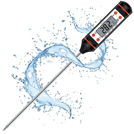 Digital Cooking Thermometer (Fast Read Wide Tempeture Range) Meat Thermos for Meat Deep Fry BBQ Smoker Grill Candy Yogurt Milk Temperature
Digital Cooking Thermometer (Fast Read Wide Tempeture Range) Meat Thermos for Meat Deep Fry BBQ Smoker Grill Candy Yogurt Milk Temperature