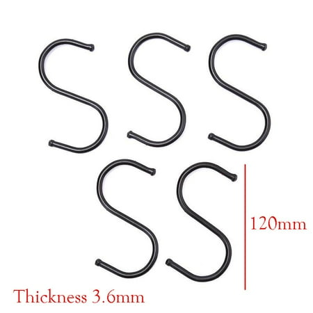 5/10pcs Multifunctional S-shaped Hooks Kitchen Bedroom Black Silver Balustrade S Hooks Buckle Rack Furniture Hanging Storage Tools
5/10pcs Multifunctional S-shaped Hooks Kitchen Bedroom Black Silver Balustrade S Hooks Buckle Rack Furniture Hanging Storage Tools