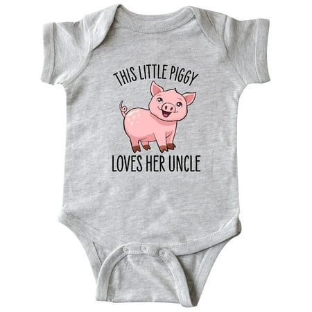Inktastic This Little Piggy Loves Her Uncle- cute Gift Baby Girl Bodysuit
Inktastic This Little Piggy Loves Her Uncle- cute Gift Baby Girl Bodysuit