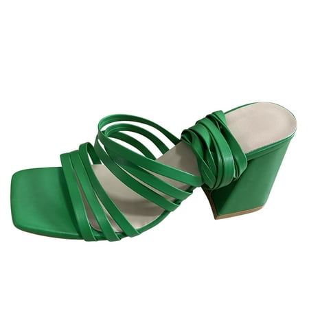 Sandal Womens Slippers Ladies Fashion Solid Color Leather Square Head Ankle Strap Open Toe Thick High Heel Sandals
Sandal Womens Slippers Ladies Fashion Solid Color Leather Square Head Ankle Strap Open Toe Thick High Heel Sandals