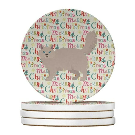 Carolines Treasures WDK2638RCS4 4 x 4 in. Unisex Siberian Forest No.2 Cat Christmas Large Sandstone Coasters - Pack of 4
Carolines Treasures WDK2638RCS4 4 x 4 in. Unisex Siberian Forest No.2 Cat Christmas Large Sandstone Coasters - Pack of 4