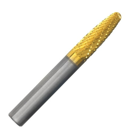 Champion Cutting Tool Sf1 Double Cut Tin Carbide Bur