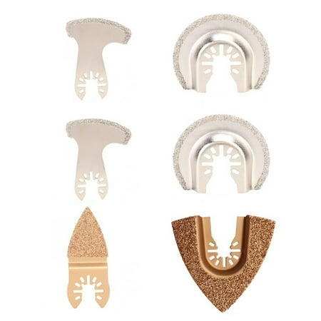 VEAREAR Essential Hardware tools 6Pcs/Set Diamond Saw Blades Open Type High Hardness Carbide Sturdy Oscillating Saw Blades For Electric Saw
VEAREAR Essential Hardware tools 6Pcs/Set Diamond Saw Blades Open Type High Hardness Carbide Sturdy Oscillating Saw Blades For Electric Saw