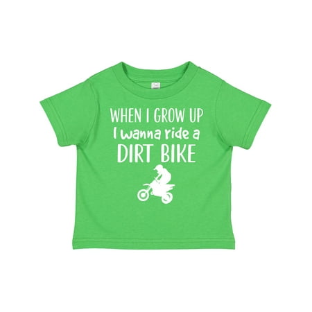 Inktastic Dirt Biking Motocross Future Dirt Biker Gift Toddler Boy or Toddler Girl T-Shirt