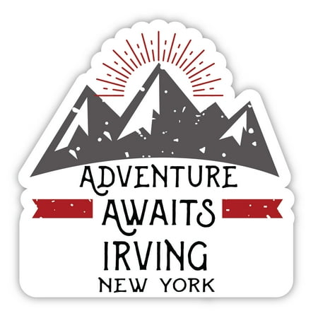 Irving New York Souvenir 4-Inch Magnet Adventure Awaits Design