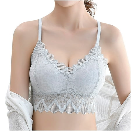 Tagold Fall Clothes for Womens Wireless Bras Women Lady Lace Gathered Bra Plus Size Sports Bra Underwear Yoga Hollow Out Bra Cup
Tagold Fall Clothes for Womens Wireless Bras Women Lady Lace Gathered Bra Plus Size Sports Bra Underwear Yoga Hollow Out Bra Cup