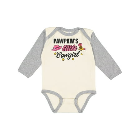 Inktastic Pawpaws Little Cowgirl with Cowgirl Hat and Boots Gift Baby Girl Long Sleeve Bodysuit
Inktastic Pawpaws Little Cowgirl with Cowgirl Hat and Boots Gift Baby Girl Long Sleeve Bodysuit