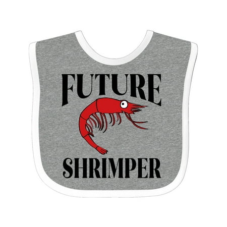 Inktastic Future Shrimper Outfit Gift Baby Boy or Baby Girl Bib
