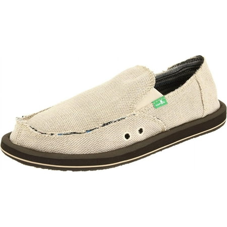Sanuk Mens Vagabond Hemp Slip On Casual Shoes