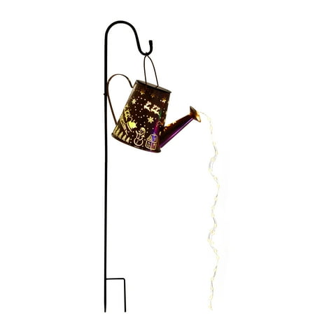 Sunisery Solar Powered Hanging Watering Can Sprinkler Lamp for Christmas Garden Lights
Sunisery Solar Powered Hanging Watering Can Sprinkler Lamp for Christmas Garden Lights