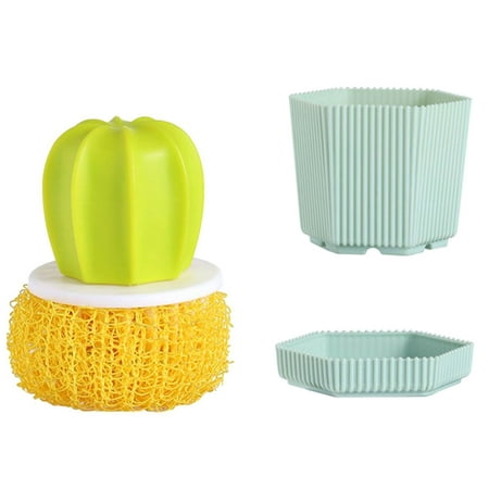 Hfyihgf Household Kitchen Cleaning Brush Cactus Dishwashing Brush Potted Pot Washing Pot Brush With Handle
Hfyihgf Household Kitchen Cleaning Brush Cactus Dishwashing Brush Potted Pot Washing Pot Brush With Handle