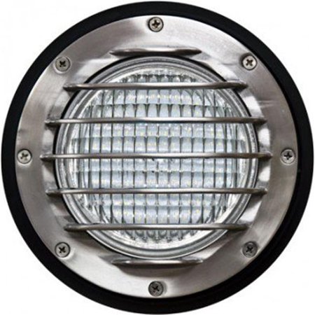 Dabmar Lighting LV305-LED6-SS-SLV 6W & 12V LED PAR36 Well Light with Grill - Stainless Steel