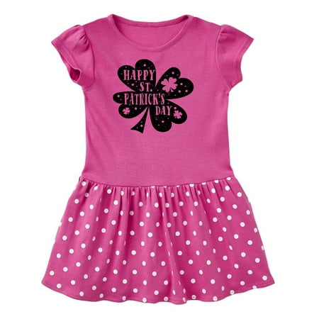 Inktastic Happy St. Patrick s Day Shamrock Silhouette in Black Gift Toddler Girl Dress
Inktastic Happy St. Patrick s Day Shamrock Silhouette in Black Gift Toddler Girl Dress