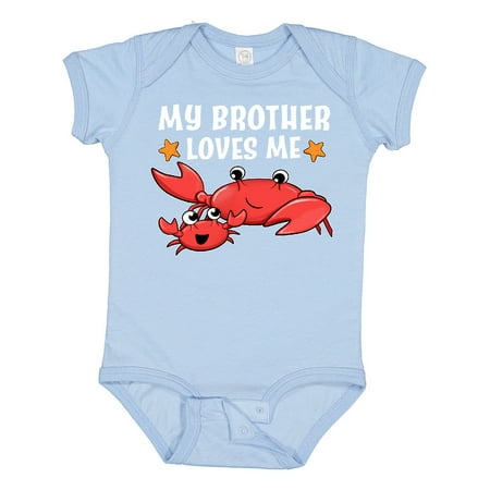 Inktastic My Brother Loves Me- Cute Crab Family Gift Baby Boy or Baby Girl Bodysuit
Inktastic My Brother Loves Me- Cute Crab Family Gift Baby Boy or Baby Girl Bodysuit