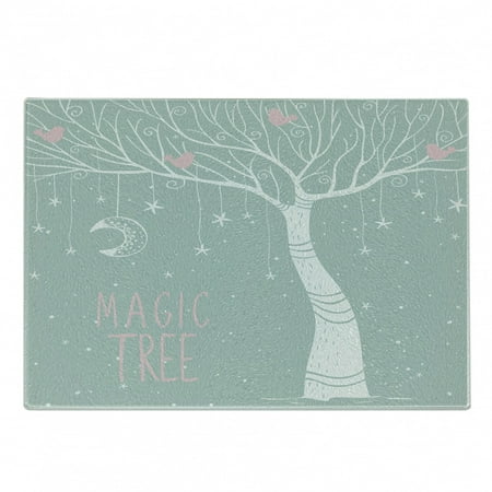 Magic Cutting Board Magic Plant with Stars and Moon Hanging on Branches Simplistic Illustration Decorative Tempered Glass Cutting and Serving Board Small Size Almond Green White by Ambesonne
Magic Cutting Board Magic Plant with Stars and Moon Hanging on Branches Simplistic Illustration Decorative Tempered Glass Cutting and Serving Board Small Size Almond Green White by Ambesonne