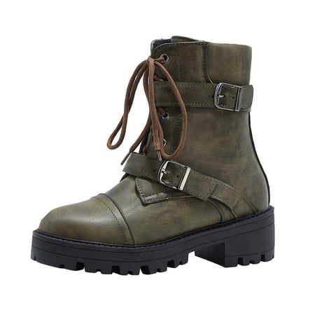 Valentine s Day Deals!2022 Hvyes Autumn And Winter Women s Boots Side Zipper Lace Up British Style Heightened Thick Soled Short Boots
Valentine s Day Deals!2022 Hvyes Autumn And Winter Women s Boots Side Zipper Lace Up British Style Heightened Thick Soled Short Boots