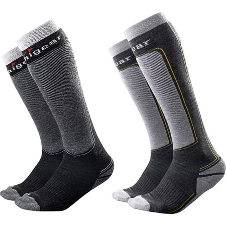 Unigear Ski Socks for Men Women Merino Wool Warm and Soft Winter Socks for Skiing Snowboarding Climbing and Cold Weather
Unigear Ski Socks for Men Women Merino Wool Warm and Soft Winter Socks for Skiing Snowboarding Climbing and Cold Weather
