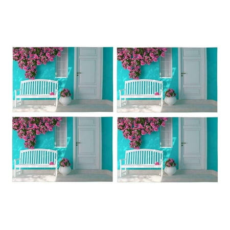 MKHERT Summer Beautiful Entrance of A House Roses and Bench Placemats Table Mats for Dining Room Kitchen Table Decoration 12x18 inch Set of 4
MKHERT Summer Beautiful Entrance of A House Roses and Bench Placemats Table Mats for Dining Room Kitchen Table Decoration 12x18 inch Set of 4