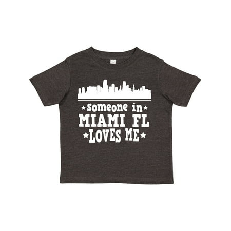 Inktastic Miami Florida Someone Loves Me City Skyline Gift Toddler Boy or Toddler Girl T-Shirt
Inktastic Miami Florida Someone Loves Me City Skyline Gift Toddler Boy or Toddler Girl T-Shirt