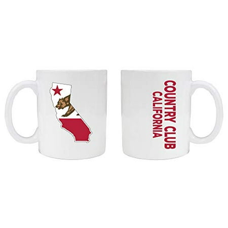 Country Club California Souvenir White Ceramic Mug
