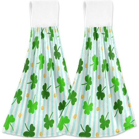 SKYSONIC Happy St Hanging Hand Towels with Hanging Loop Hand Towels Soft Thick Dish Cloth Hand Towels for Kitchen Bathroom with Hanging Loop 12 x17
SKYSONIC Happy St Hanging Hand Towels with Hanging Loop Hand Towels Soft Thick Dish Cloth Hand Towels for Kitchen Bathroom with Hanging Loop 12 x17