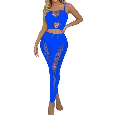 adviicd Pink Fishnets Women Fishnet Lingerie Sleepwear One Piece V-Neck Mini Dress One Size Blue One Size
adviicd Pink Fishnets Women Fishnet Lingerie Sleepwear One Piece V-Neck Mini Dress One Size Blue One Size