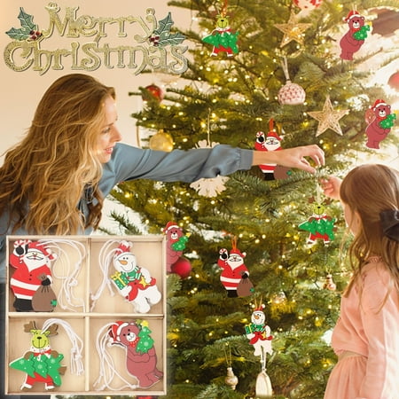 July Christmas Savings! Dvkptbk Marry Christmas Decorations Ornament Xmas Tree Hanging Tags Pendant 24pcs 
July Christmas Savings! Dvkptbk Marry Christmas Decorations Ornament Xmas Tree Hanging Tags Pendant 24pcs
