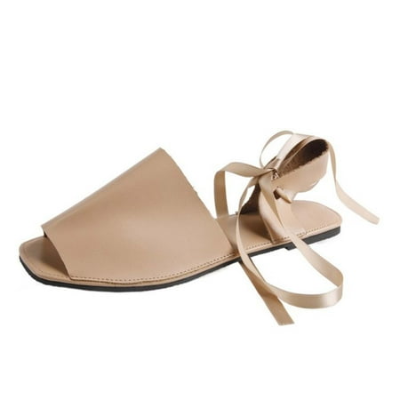 Summer Saving Clearance! Kukoosong Flat Sandals for Women Summer Fashion Fish Mouth Sandals Lace-Up Solid Color Flat Casual Women s Sandals Khaki 38
Summer Saving Clearance! Kukoosong Flat Sandals for Women Summer Fashion Fish Mouth Sandals Lace-Up Solid Color Flat Casual Women s Sandals Khaki 38