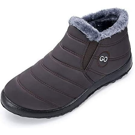 Womens Waterproof Outdoor Booties Winter Snow Boots Fur Lined Warm Ankle Boots Slip On Waterproof Outdoor Booties Comfortable Shoes for Women
Womens Waterproof Outdoor Booties Winter Snow Boots Fur Lined Warm Ankle Boots Slip On Waterproof Outdoor Booties Comfortable Shoes for Women