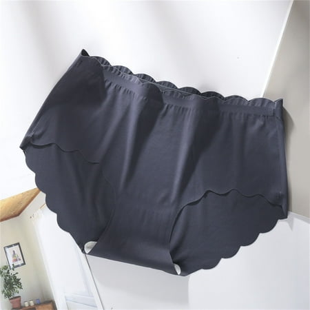 qazqa women solid color triangle ice silk seamless mid waist breathable panties dark gray xl
qazqa women solid color triangle ice silk seamless mid waist breathable panties dark gray xl