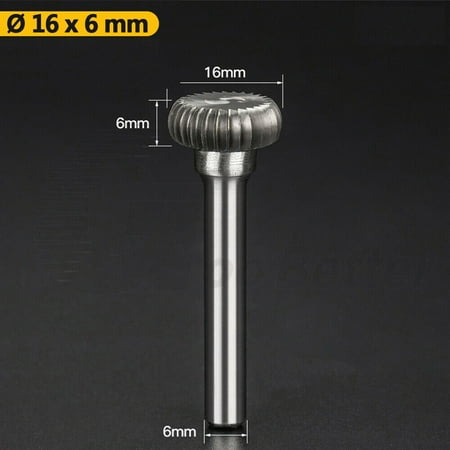 TENCE Ø 8-16mm Tungsten Carbide Rotary Burr Tool Bit File Cutter Disc Wheel 6mm Shank
TENCE Ø 8-16mm Tungsten Carbide Rotary Burr Tool Bit File Cutter Disc Wheel 6mm Shank