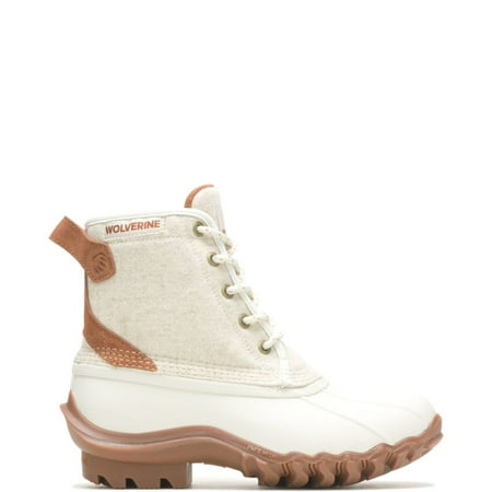 Wolverine Torrent Wool Duck Boot Women Ivory Wool