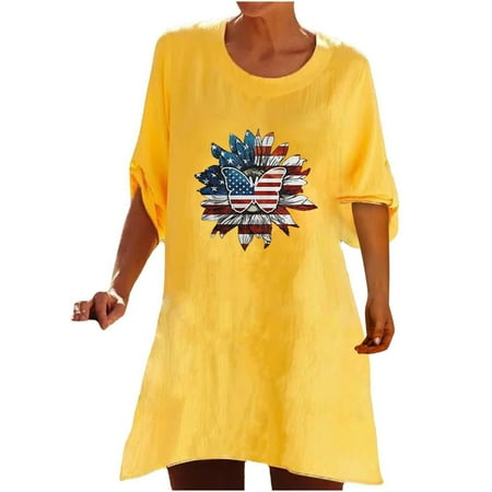 KEJIG Bustier Tops For Women Women s Fashion Casual Round Neck Printing Mid Sleeve Print Button Top Blouse
KEJIG Bustier Tops For Women Women s Fashion Casual Round Neck Printing Mid Sleeve Print Button Top Blouse