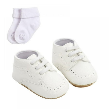 Baby Shoes Fashion Lace-up Non-slip Walking Shoes For Baby infant boys and girls (Free a pair of cotton socks)
Baby Shoes Fashion Lace-up Non-slip Walking Shoes For Baby infant boys and girls (Free a pair of cotton socks)