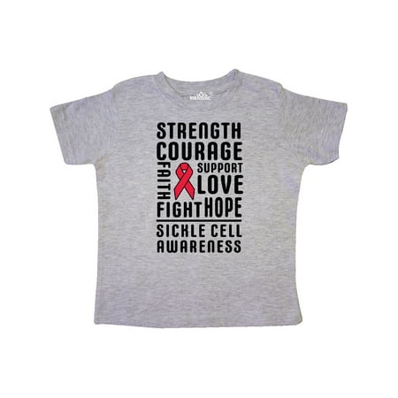 Inktastic Sickle Cell Awareness Strength Courage and Support Gift Toddler Boy or Toddler Girl T-Shirt
Inktastic Sickle Cell Awareness Strength Courage and Support Gift Toddler Boy or Toddler Girl T-Shirt